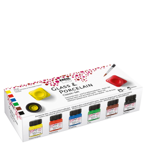 Barvy na porcelán a sklo sada 6 ks – KREUL