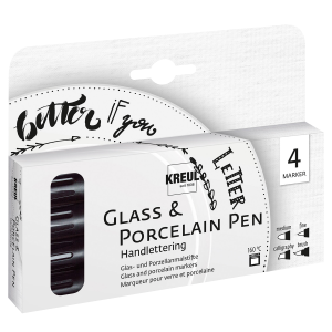 Fixy pro psaní na porcelán a sklo sada 4 ks – KREUL