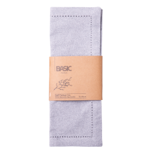 Světle šedé bavlněné ubrusy 32 x 48 cm 2 ks – Basic Ambiente