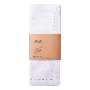 Šedé bavlněné ubrusy 32 x 48 cm 2 ks – Basic Ambiente