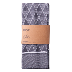 Ocelově šedé kuchyňské utěrky 50 x 70 cm, 2 kusy – Basic Ambiente