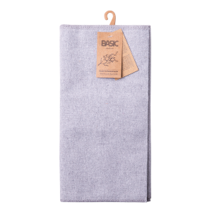 Světle šedý bavlněný pytlík na uskladnění příborů 52 x 26 cm – Basic Ambiente