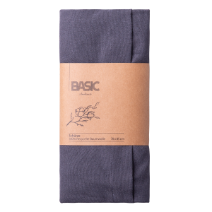 Ocelově šedá bavlněná zástěra 70 x 85 cm – Basic Ambiente