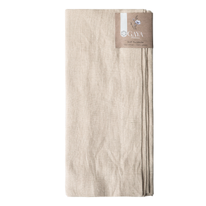 Křídový lněný běhoun na stůl 50 x 140 cm – Gaya Ambiente