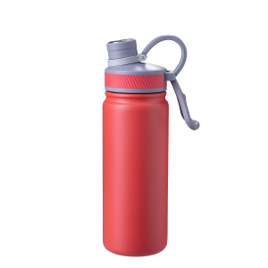 Termo láhev z nerezové oceli 650 ml červená matná – to Go