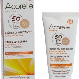 Acorelle Tónovací opalovací krém na obličej SPF 50 clair light 50 ml
