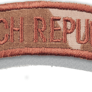 Nášivka: CZECH REPUBLIC [oblouková] [ssz] vz. 95 béžový | hnědá