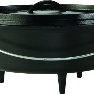 Litinový outdoorový hrnec Lodge 5,7 l s poklicí (Camp Dutch Oven)