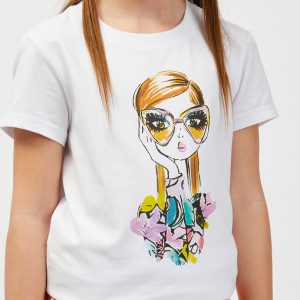 SAM 73 Dívčí triko MORA Bílá 116