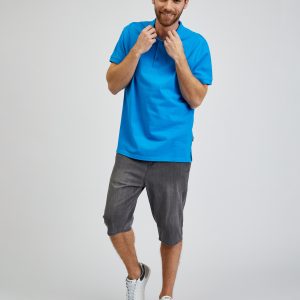 SAM 73 Pánské triko CHRYZ Modrá L