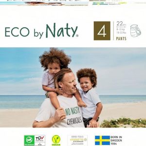 Eco by Naty Natahovací plenkové kalhotky Maxi 8-15 kg 22 ks