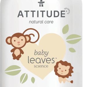 Attitude Dětské tělové mléko Baby leaves s vůní hruškové šťávy 473 ml