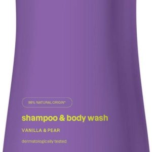 Attitude Dětské tělové mýdlo a šampon (2 v 1) Little leaves s vůní vanilky a hrušky 473 ml