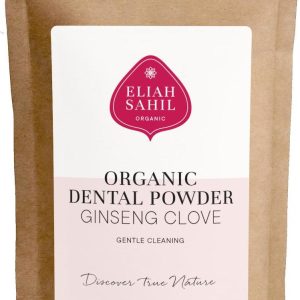 Eliah Sahil Organic Zubní prášek ženšen a hřebíček vzorek 5 g