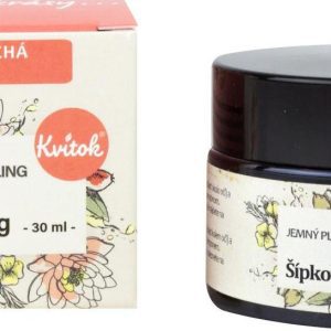 Kvitok Šípkový peeling, suchá a citlivá pleť 30 ml