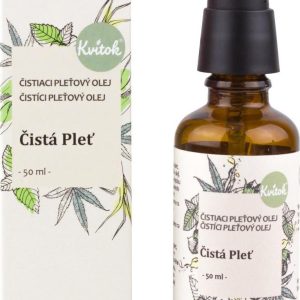Kvitok Čisticí pleťový olej čistá pleť, mastná pleť 50 ml
