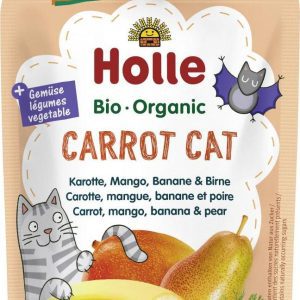 Holle Carrot Cat Bio pyré mrkev, mango, banán a hruška 100 g