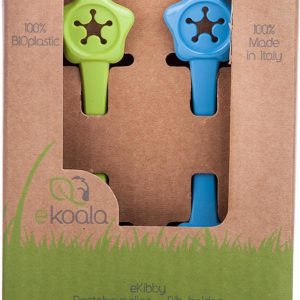 eKoala eKibby BIO plast Sponka na bryndák modrá/zelená 2 ks