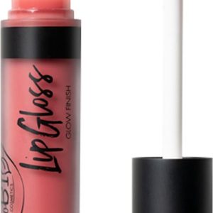 puroBIO cosmetics LipGloss Lesk na rty 04 pink grapefruit 4,8 ml