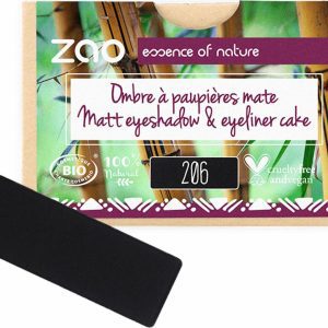 ZAO Matné oční stíny 206 Black 1,3 g náplň