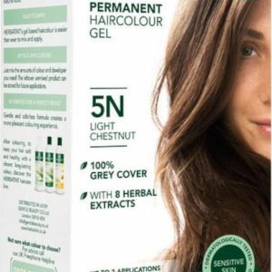 HERBATINT Permanentní barva na vlasy světlý kaštan 5N 150 ml