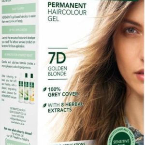 HERBATINT Permanentní barva na vlasy zlatavá blond 7D 150 ml
