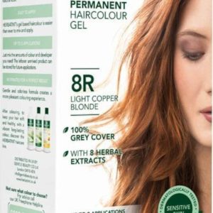 HERBATINT Permanentní barva na vlasy světle měděná blond 8R 150 ml