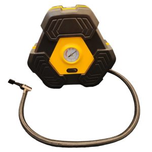 Přenosná pumpa na pneumatiky do zapalovače s LED světlem, kompresor, 12 V