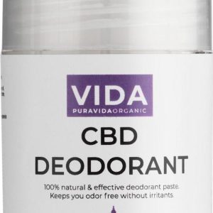 Pura Vida Organic CBD Tuhý deodorant, 300 mg 30 ml