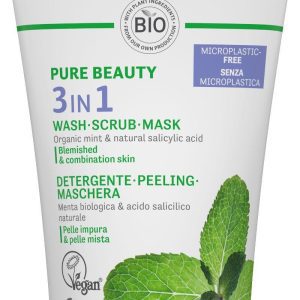 Lavera Pure Beauty Čistící gel, peeling a maska 3v1 125 ml