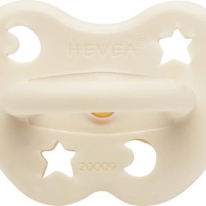 HEVEA Kulatý dudlík z přírodního kaučuku Milky White 1 ks, 0-3 M