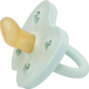 HEVEA Ortodontický dudlík z přírodního kaučuku Mellow Mint 1 ks, 0-3 M