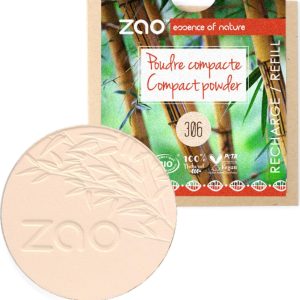 ZAO Kompaktní pudr 306 Light beige 9 g, náplň