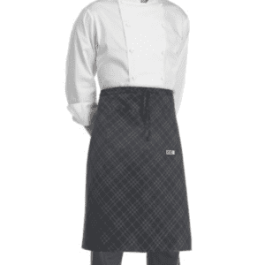 Kuchařská zástěra EGOchef IRON nízká s kapsou 70 x 70 cm