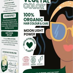 HERBATINT VEGETAL COLOUR Bio rostlinná barva na vlasy MOONLIGHT POWER 100 g