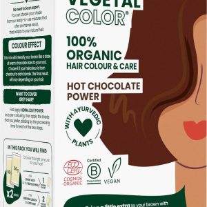 HERBATINT VEGETAL COLOUR Bio rostlinná barva na vlasy HOT CHOCOLATE POWER 100 g