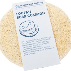 Redecker Lufa přírodní podložka pod mýdlo 1 ks, kulatá