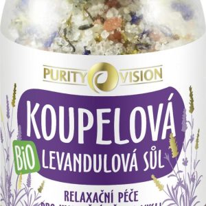 Purity Vision Levandulová koupelová sůl 400 g