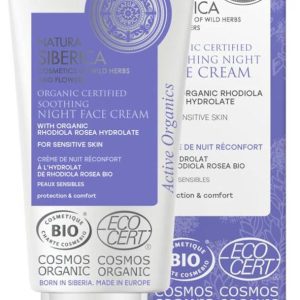 Natura Siberica Zklidňující noční krém na obličej pro citlivou pleť 50 ml