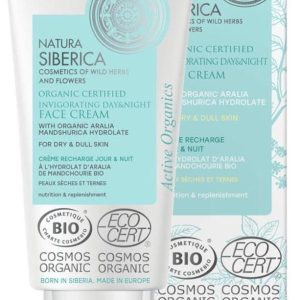 Natura Siberica Povzbuzující denní a noční krém na obličej pro suchou pleť 50 ml