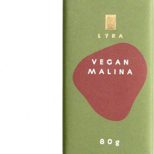 LYRA Vegan čokoláda Malina 80 g