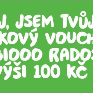 BiOOO Elektronický voucher 100 Kč 1 ks
