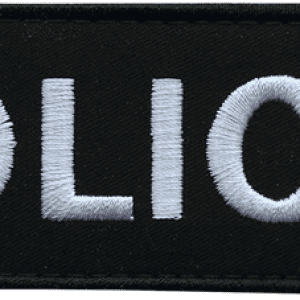 Nášivka: POLICIE [malá] [ssz] černá | bílá