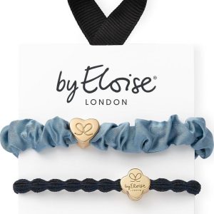 By Eloise London Gumičky do vlasů Blue Hues 2ks