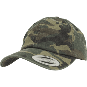 Brandit Čepice Baseball Cap Low Profile Camo Washed woodland