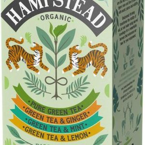 Hampstead Tea London BIO selekce zelených čajů, 20ks 40g