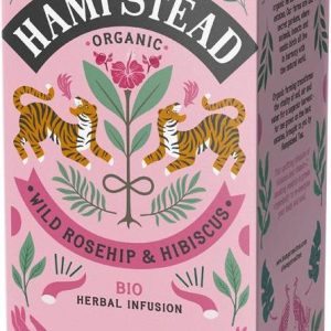 Hampstead Tea London BIO šípkový čaj s ibiškem, 20ks 30g