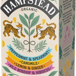 Hampstead Tea London BIO selekce bylinných a ovocných čajů, 20ks 30g