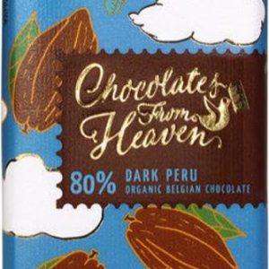 Chocolates from Heaven BIO hořká čokoláda Peru 80% 100g