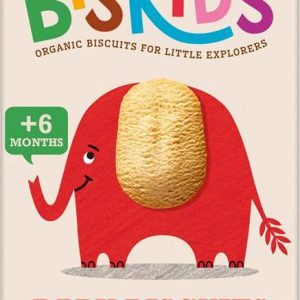 Belkorn BISkids BIO dětské celozrnné sušenky, Natural 6M+ 120g